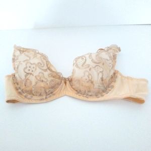 NWOT! Soma NIGHT SHIMMER Unlined Plunge Bra SZ 36A